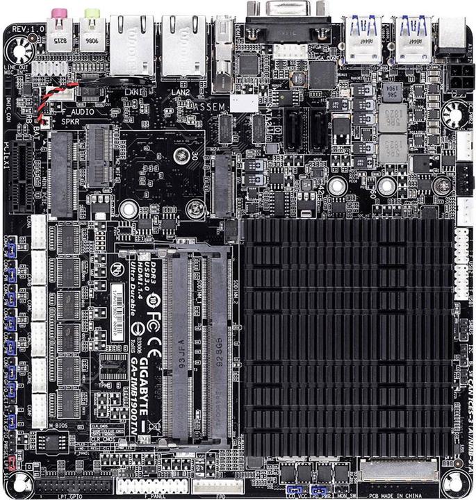 Actual product image Gigabyte IMB1900TN 4 x 2.42 GHz (Mini-ITX)