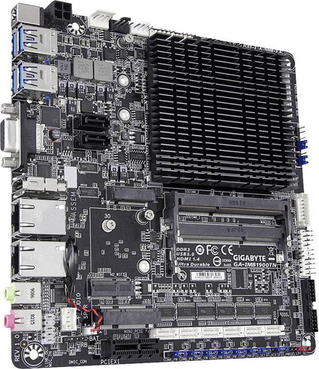 Actual product image Gigabyte IMB1900TN 4 x 2.42 GHz (Mini-ITX)