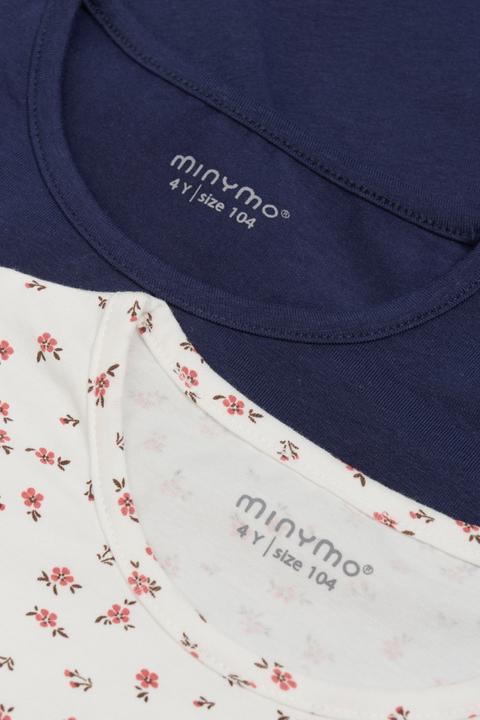 Produktbild Minymo Girl's Dress S/S (2-Pack) (104)