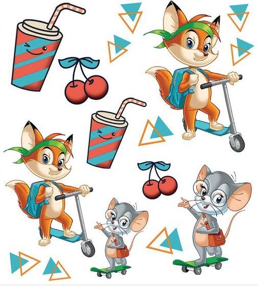 Produktbild Magni Kinder-Tattoo Fredo & Fitzi 10,5x16cm