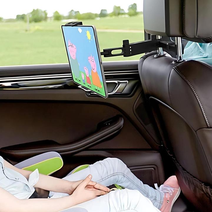 Image du produit Hermex Support de tablette pour voiture Support d'appuie-tête pour tablette Support de téléphone portable