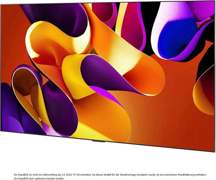 Produktbild LG OLED65G48LW 4K OLED evo TV (2024) Gallery Design 164 cm (65) (65", G4, OLED, 4K, 2024)