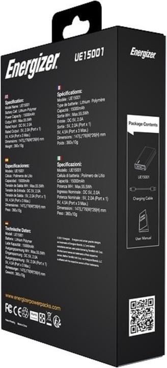 Image du produit Energizer Packs d'alimentation ultimes (15000 mAh, 55.50 Wh)