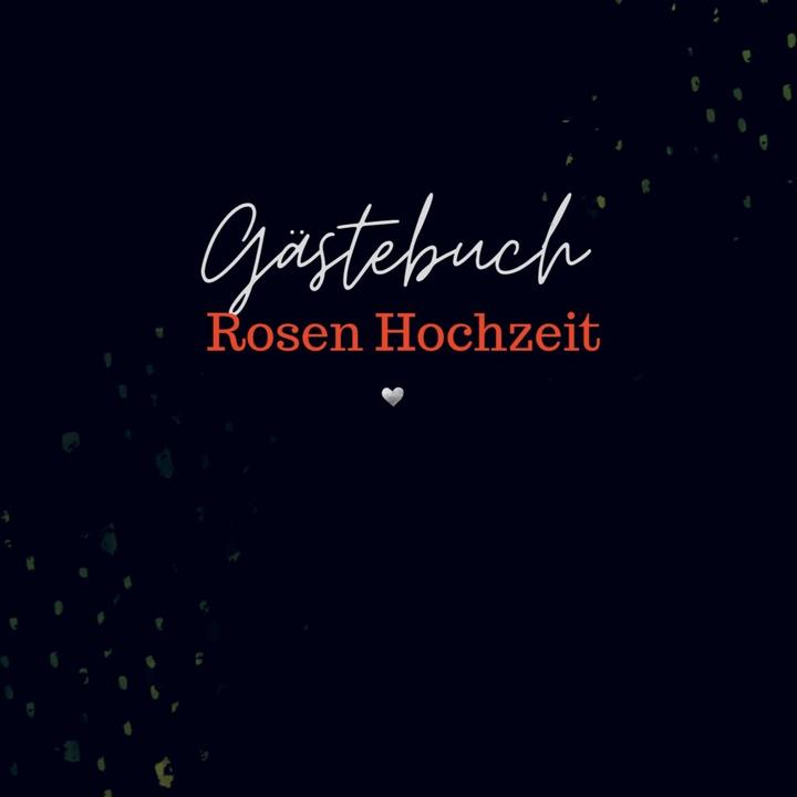 Produktbild Gästebuch Rosen Hochzeit- Gästebuch Blanko