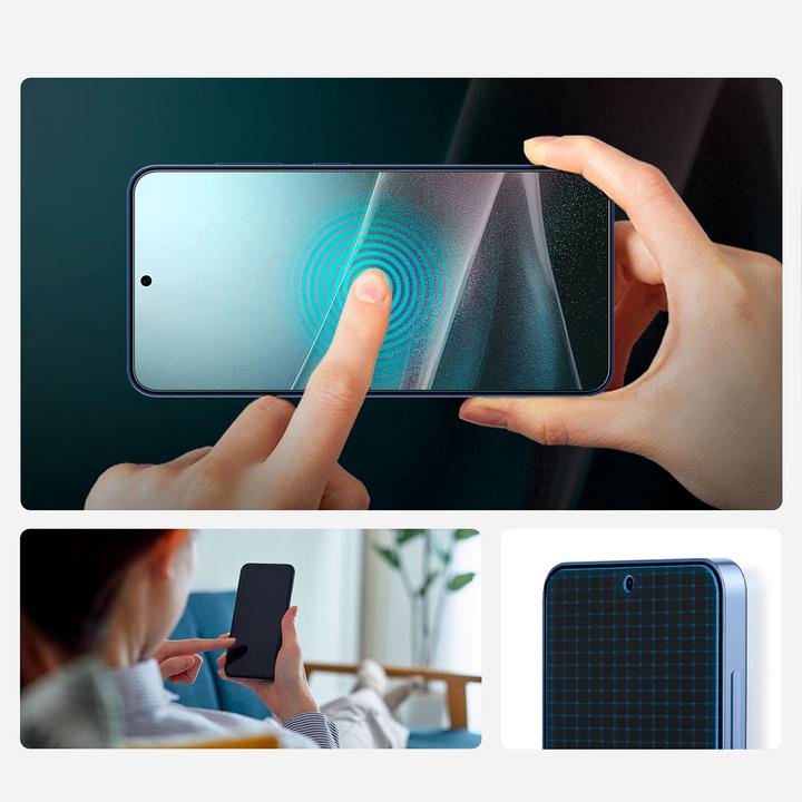 Produktbild Spigen Elite Shield "Ez Fit" for Samsung Galaxy S25 Clear (1 Stück, Samsung Galaxy S25)