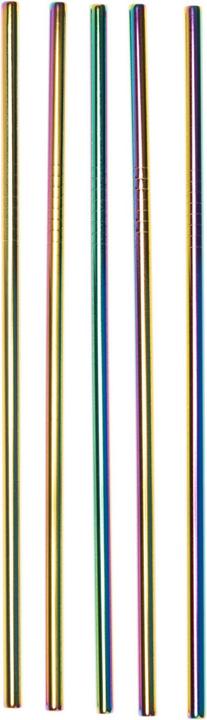 Strawganic Steel Rainbow Straight (5 x)