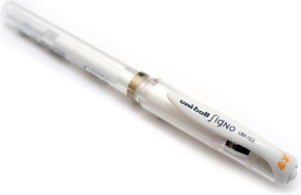 Actual product image Uni-ball Roller Signo broad (White, 1 x)