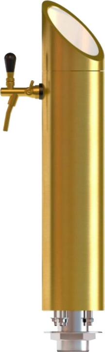 Actual product image Ich-zapfe Schanksäule, 2-leitig, Modell Tower, Ø 114mm