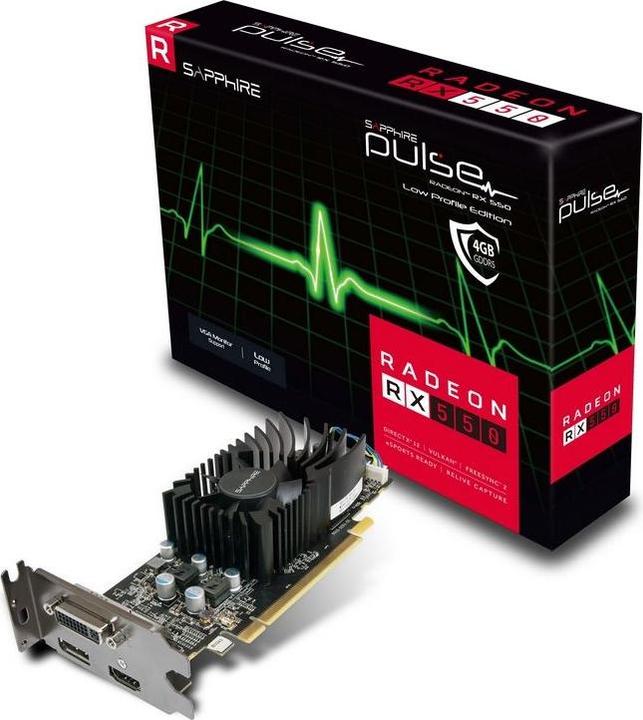 Produktbild Sapphire Pulse Radeon RX 550 (4 GB)