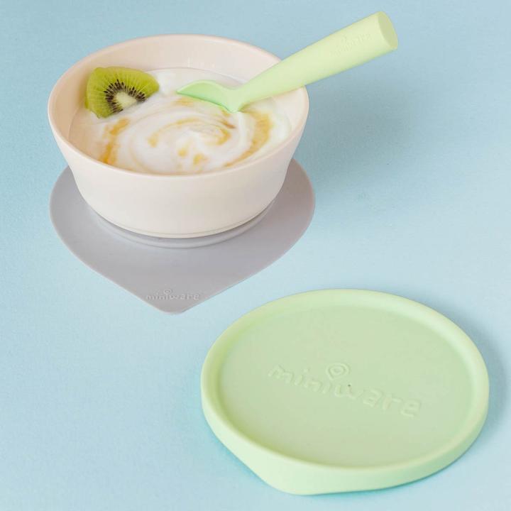 Actual product image Miniware First Bite Tableware Set, Vanilla/Keylime