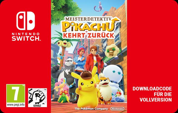 Actual product image Nintendo Full Game Detective Pikachu Returns Digital Code (Switch)
