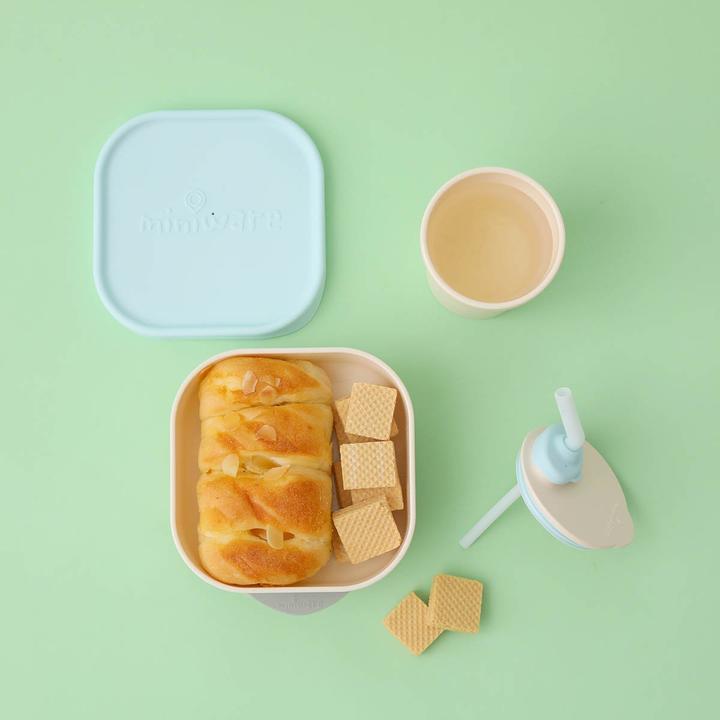 Produktbild Miniware Sip & Snack Geschirrset, Vanilla/Aqua
