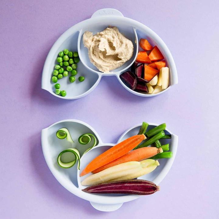 Actual product image Miniware Healthy Meal Tableware Set, Vanilla/Aqua