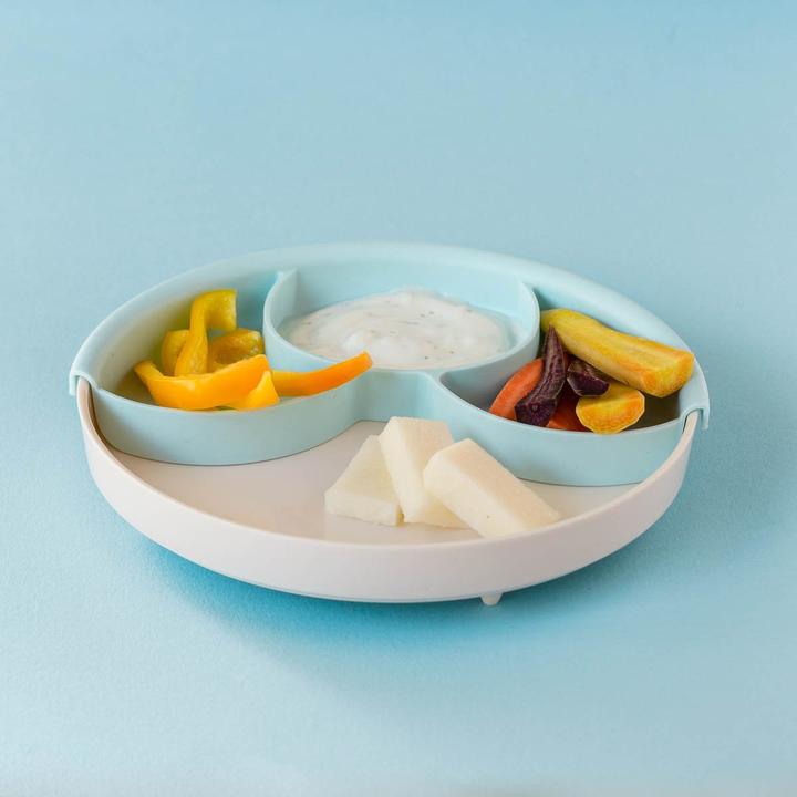 Actual product image Miniware Healthy Meal Tableware Set, Vanilla/Aqua
