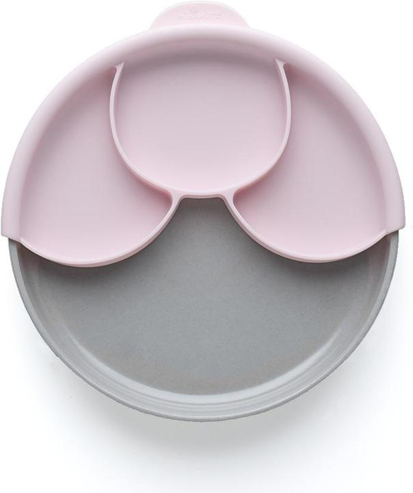 Actual product image Miniware Healthy Meal Tableware Set, Grey/Cotton Candy