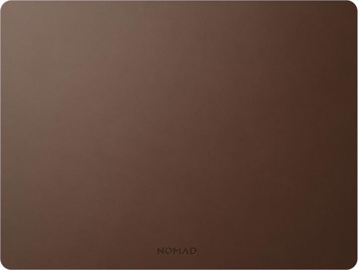 Actual product image Nomad Mouse Pad Rustic Brown Leather 16-Inch