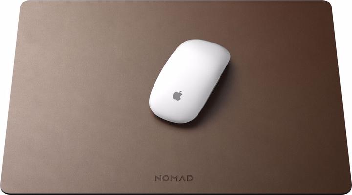 Actual product image Nomad Mouse Pad Rustic Brown Leather 16-Inch