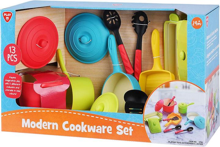 Immagine prodotto PlayGo Set di pentole moderne - 13 pezzi*