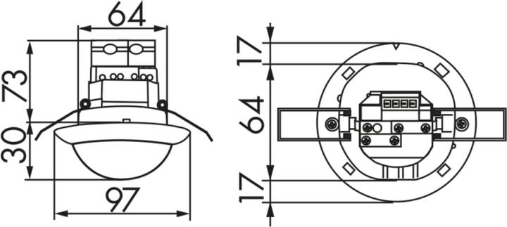Produktbild BEG 92586 Präsenzmelder PD4-M-1C-K-DE (20 m)