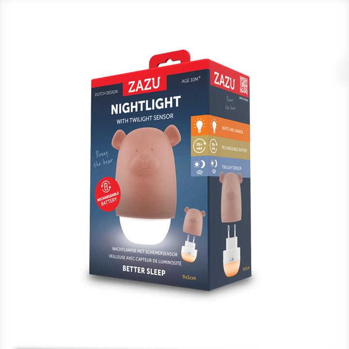 Actual product image ZaZu Benny the Bear Brown