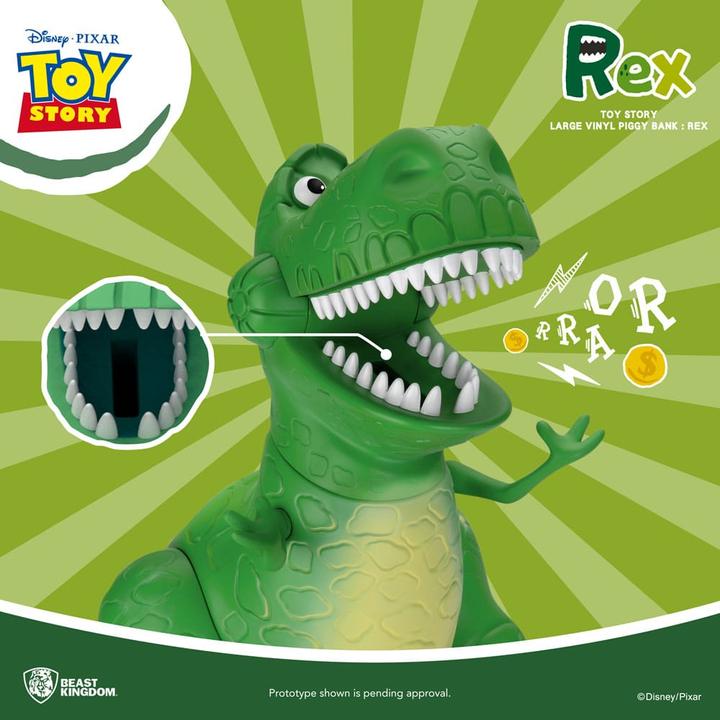 Produktbild Beast Kingdom Toy Story Piggy Bank tirelire Rex 46 cm