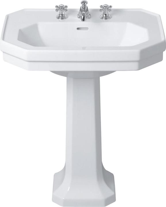 Actual product image Duravit Washbasin 1930 m ÜL HLB 1 tap hole 700x500mm white WG (500 mm, 700 mm)
