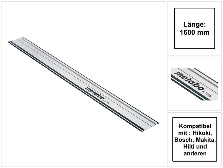 Actual product image Metabo Guide rail FS160 (160 cm)