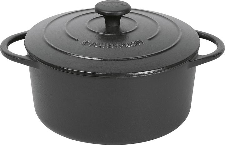 Küchenprofi Provence (24 cm, Bräter + Schmortopf, Gusseisen)