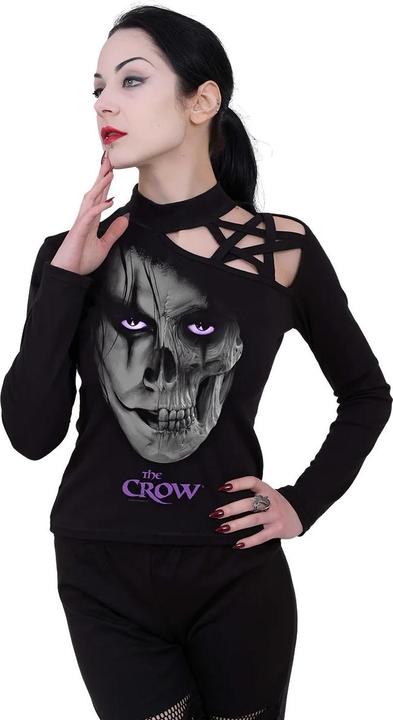 Immagine prodotto Spiral Maglietta donna/donna Skull Face The Crow a maniche lunghe (XXL)