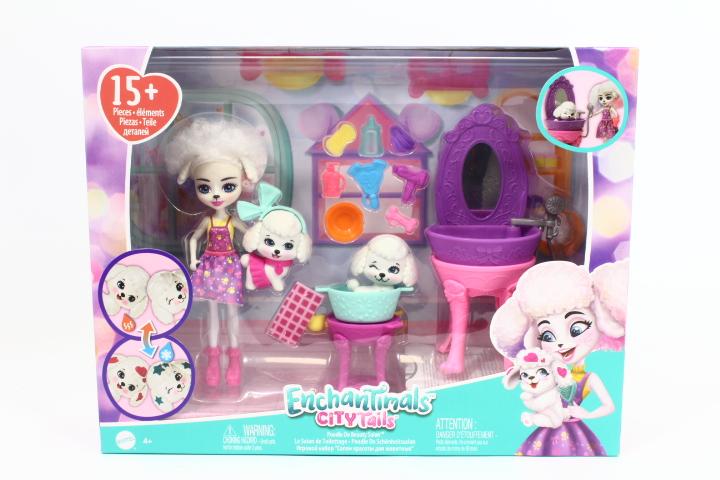 Produktbild Enchantimals Pudelwohl Schönheitssalon Spielset mit Farbwechsel