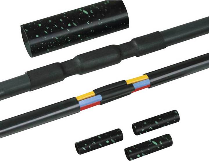 HellermannTyton Set di connessione termorestringente con connettore a vite 380-04014 Contenuto: 1 set (1 x)