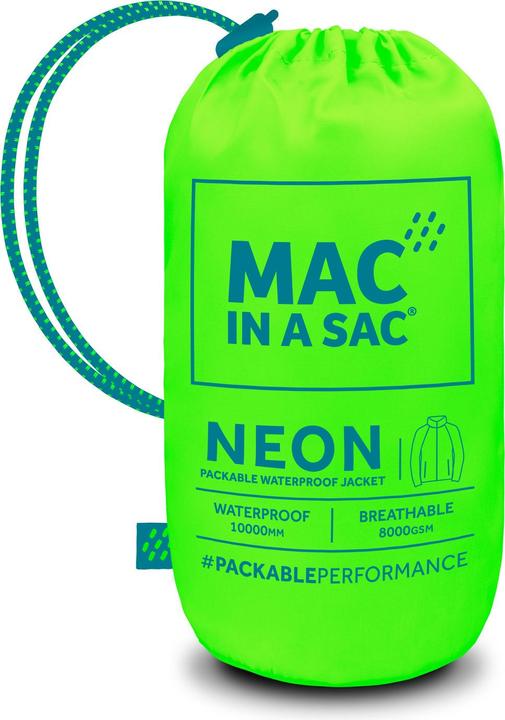 Produktbild Mac in a Sac Regenjacke NEON (L)