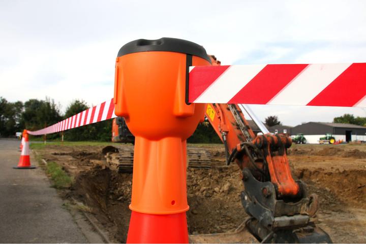 Immagine prodotto HP Autozubehör Attacco del cono di guida Fettuccia ALCT 9 m arancione