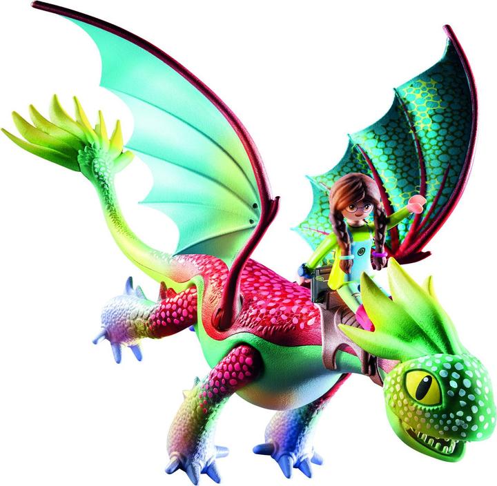 Actual product image Playmobil The Nine Realms- Feathers & Alex (71083, Playmobil Dragons)