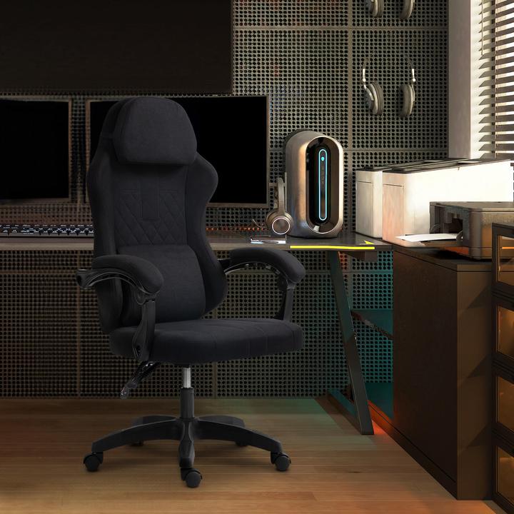 Actual product image CLP Office chair Miltona cover ergonomic height-adjustable upholstered