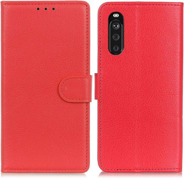 Actual product image MU Classic Litchi Leather Bookcover Series (Sony Xperia 10 III)
