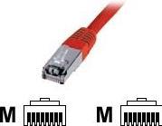 Produktbild Digitus CAT5e SF-UTP Patchk.,0,5m,Rot (SF/UTP, CAT5e, 0.50 m)