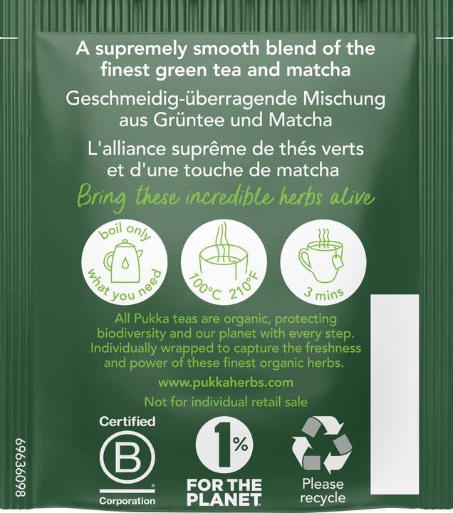 Actual product image Pukka Matcha Green Tea (30 g)