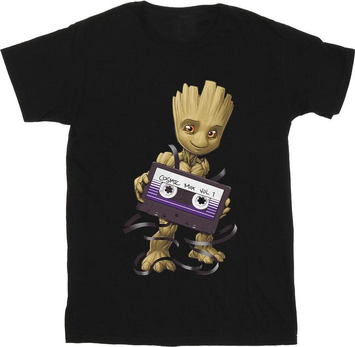Guardians Of The Galaxy Groot Cosmic Tape TShirt (L)
