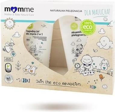 Actual product image MomMe SET Mother&Baby Natural Care zestaw dla malucha aksamitna oliwka pielęgnacyjna 100ml