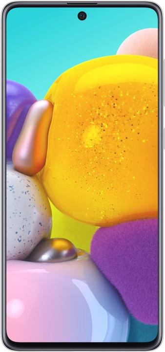Actual product image Samsung Galaxy A71 EU (128 GB, Prism Crush Silver, 6.70", Dual SIM + SD, 64 Mpx, 4G)