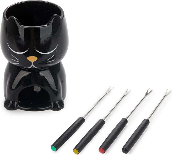 Actual product image Balvi WAKE CAT chocolate fondue set (Chocolate fondue)