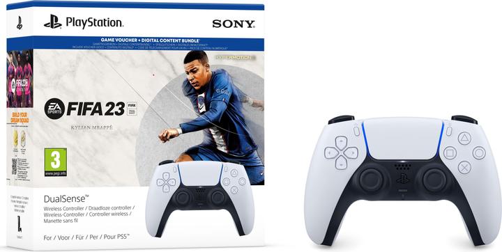 Produktbild Sony DualSense Wireless-Controller + FIFA 23 (Digital Download) (PS5)