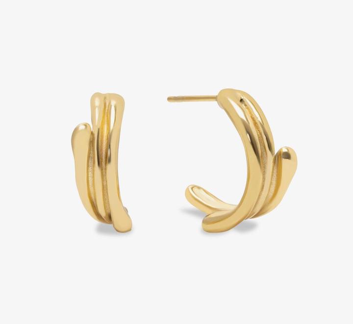 Immagine prodotto Sensora Jewelry Orecchini Twirl Hoops (Acciaio inossidabile)