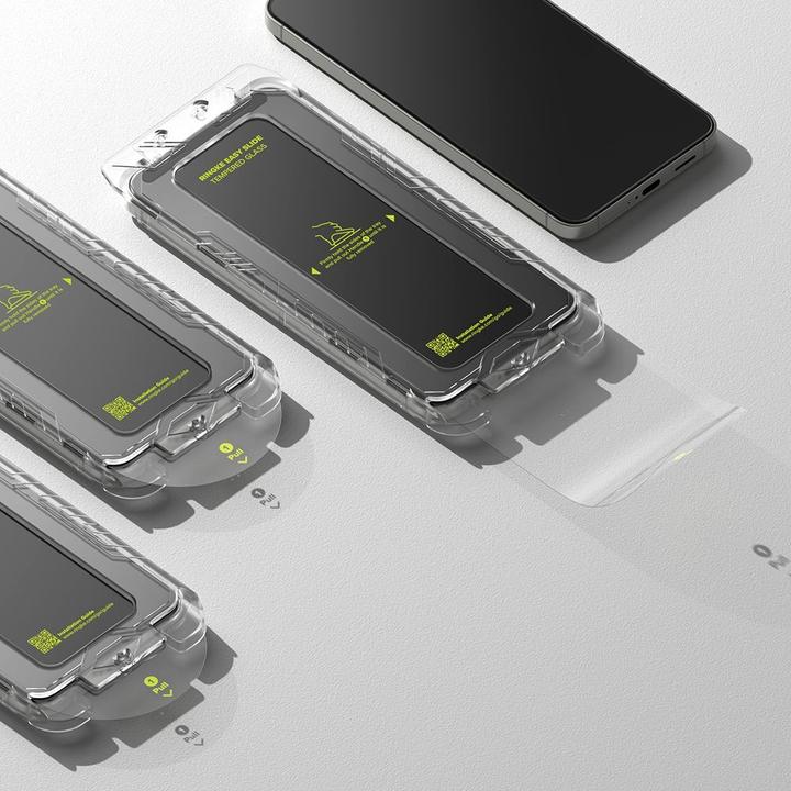 Image du produit Ringke Easy Slide 2-pack tempered glass for Samsung Galaxy S25 (2 pièce(s), Samsung Galaxy S25)