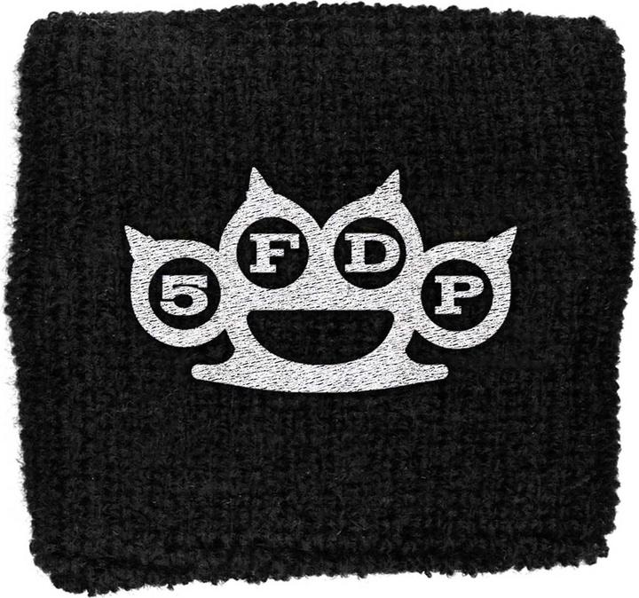 Five Finger Death Punch Knuckle Duster Fabric Wristband (9 cm, 20% Elastan, 80% Baumwolle)