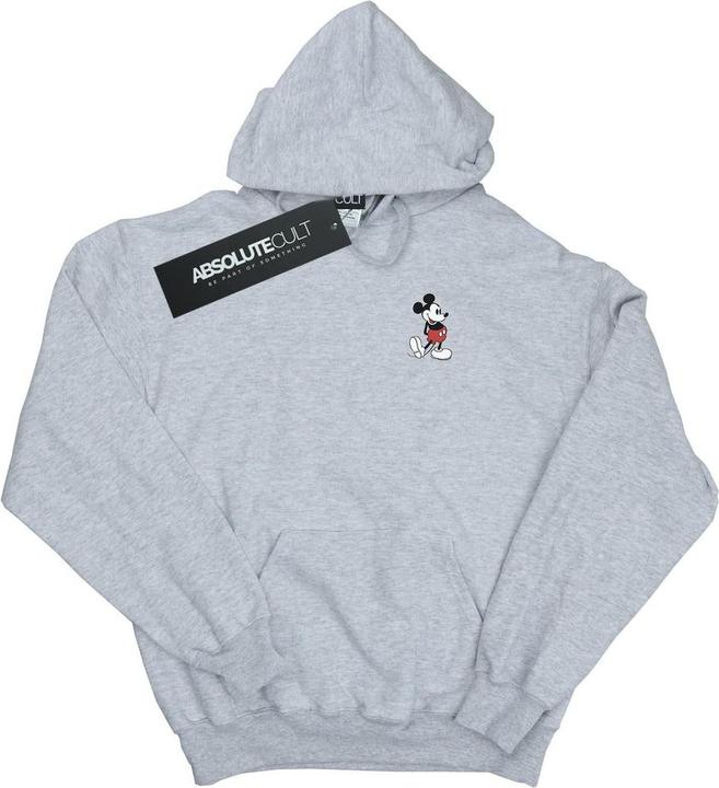 Immagine prodotto Disney Mickey Mouse Kickin Retro Chest Felpa con Cappuccio Uomo (L)