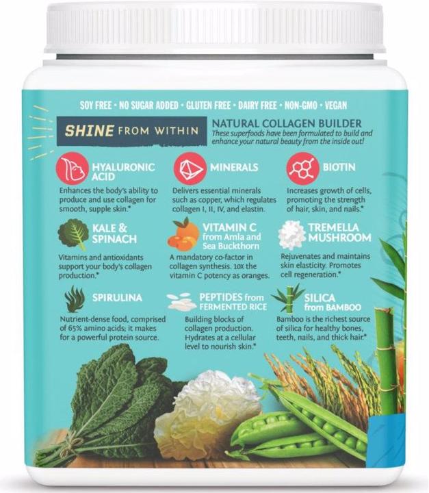 Produktbild Sunwarrior Collagen Building Protein Peptides Natural (1 Stück, Pulver, 500 g)