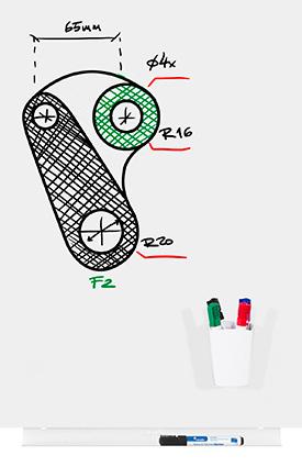 Produktbild Rocada Whiteboard-Modul (75 x 115 cm)