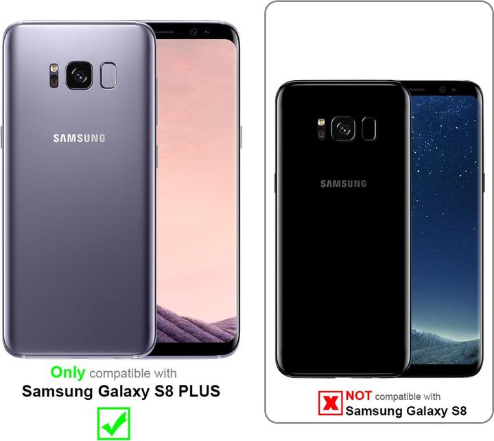 Produktbild Cadorabo Book Jeans Optik Cover (Samsung Galaxy S8+)